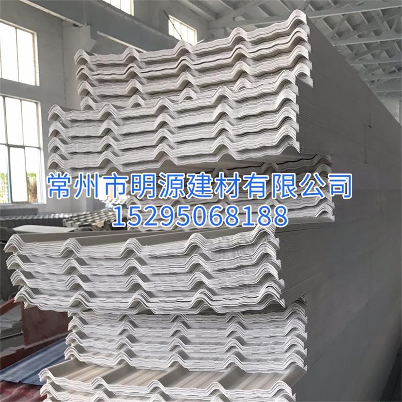 无锡厂家直销PVC防腐塑钢瓦 塑料防腐板价格